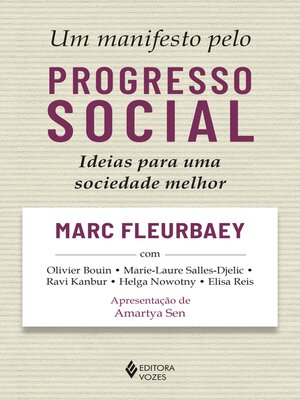 cover image of Um manifesto pelo progresso social